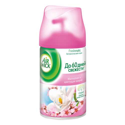 Сменный аэрозоль Air Wick freshmatic магнолия и цветущая вишня 250 мл в Зара Хоум