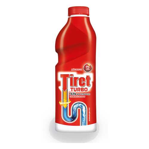 Средство для очистки труб и сливов Tiret turbo 1 л в Зара Хоум