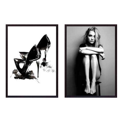 Набор постеров Коллаж Fashion №28 30х50 см в Зара Хоум