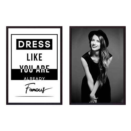 Набор постеров Коллаж Fashion №37 60х90 см в Зара Хоум