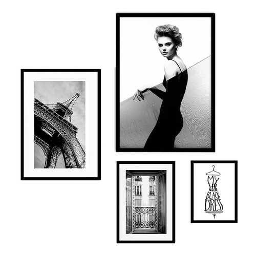 Набор постеров Коллаж Fashion №96 110х120 см в Зара Хоум