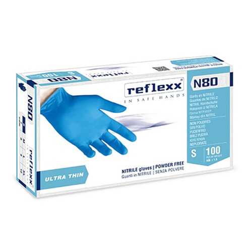 Резиновые перчатки, нитриловые, синие, Reflexx N80B-XL. 3 гр. Толщина 0,06 мм. в Зара Хоум