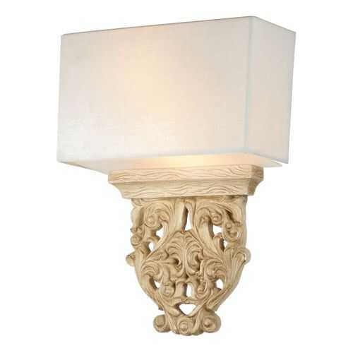 Maytoni Cipresso H034-WL-02-R Бра, арматура цвет бежевый, плафон/абажур ткань, цвет белый в Зара Хоум