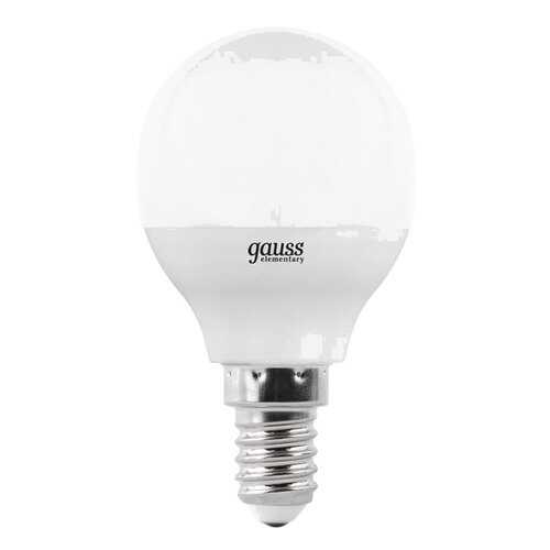 Лампочка Gauss Elementary G45 E14 8W 4100K 53128 в Зара Хоум
