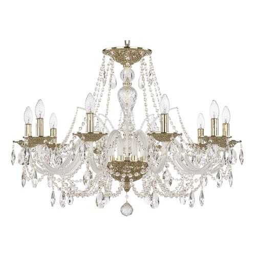 Люстра хрустальная 1605/10/300 G Bohemia Ivele Crystal в Зара Хоум