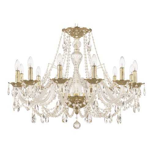 Люстра хрустальная 1605/12/300 G Bohemia Ivele Crystal в Зара Хоум