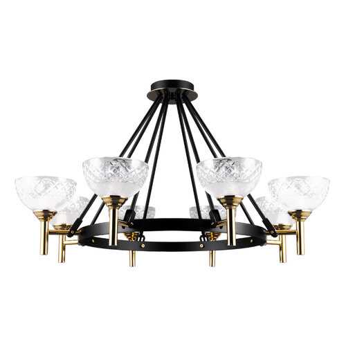 Подвесная люстра Lumien Hall 3301/8H-GD-BK в Зара Хоум