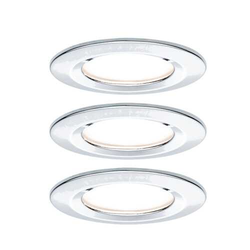 Светильник встраиваемый, комплект Nova Coin LED 3x6,5W Chr/Al 93463 в Зара Хоум