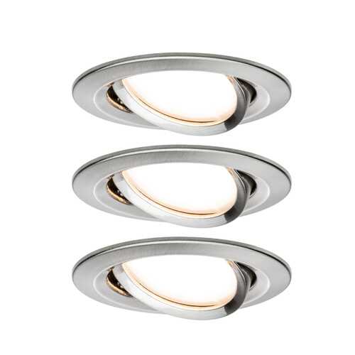 Светильник встраиваемый, комплект Nova Coin LED 3x6,5W Eis geb 93447 в Зара Хоум