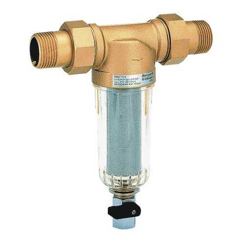 Фильтр сетчатый T-обр пластик Ду15 Ру16 Тмакс=40 oC G1/2 НР FF06 Honeywell FF06-1/2AABRU в Зара Хоум