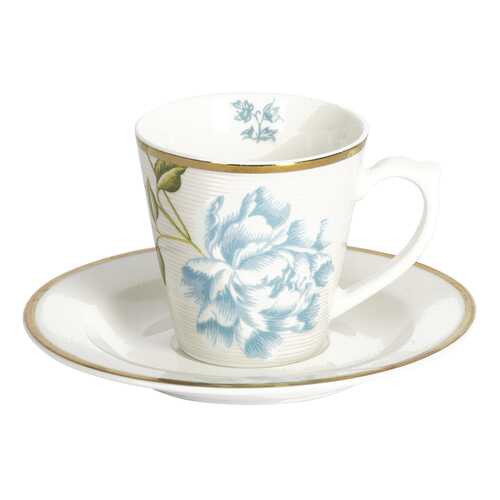 Чашка с блюдцем Laura Ashley Heritage 90мл Cobblestone Pinstripe в Зара Хоум
