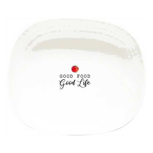Тарелка Easy Life KITCHEN ELEMENTS R1901/KITE Белый в Зара Хоум