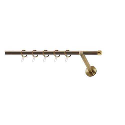 Карниз Art Decor WERDECO, рифленая труба, 2,0м, д=16мм., К_ADZ_1_16_антик200 в Зара Хоум
