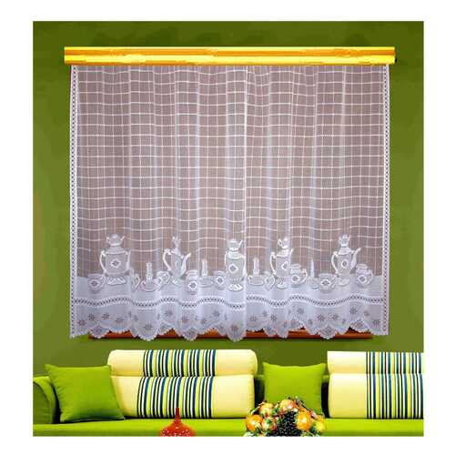 Штора Elegante 1186 белый 160х250 в Зара Хоум