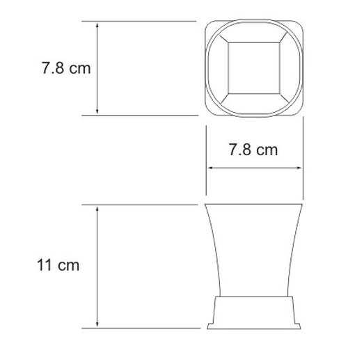 Стакан для зубных щеток, Wasserkraft Amper K-5428BLACK в Зара Хоум